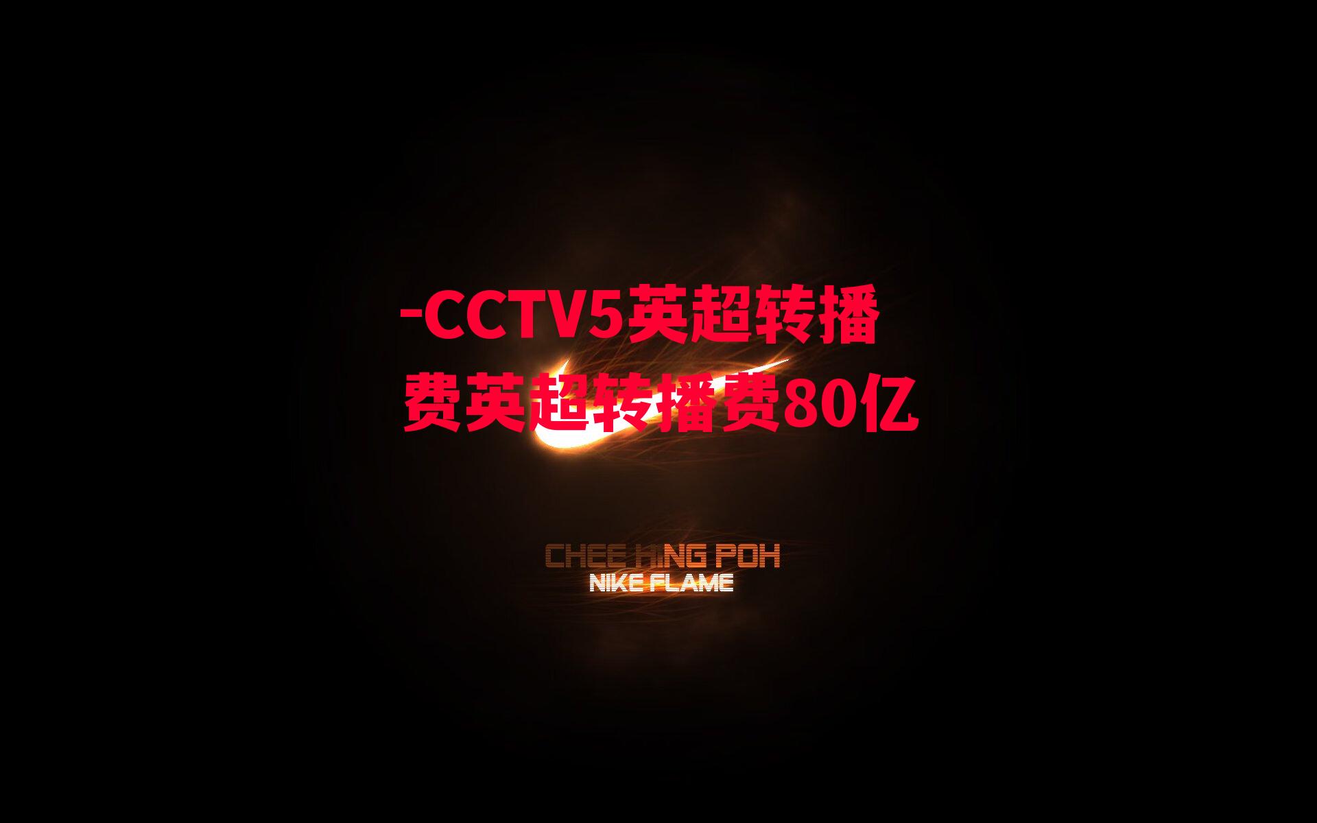 -CCTV5英超转播费英超转播费80亿